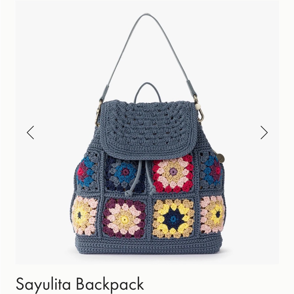 The Sak Sayulita Backpack - Multicolor Crochet Design